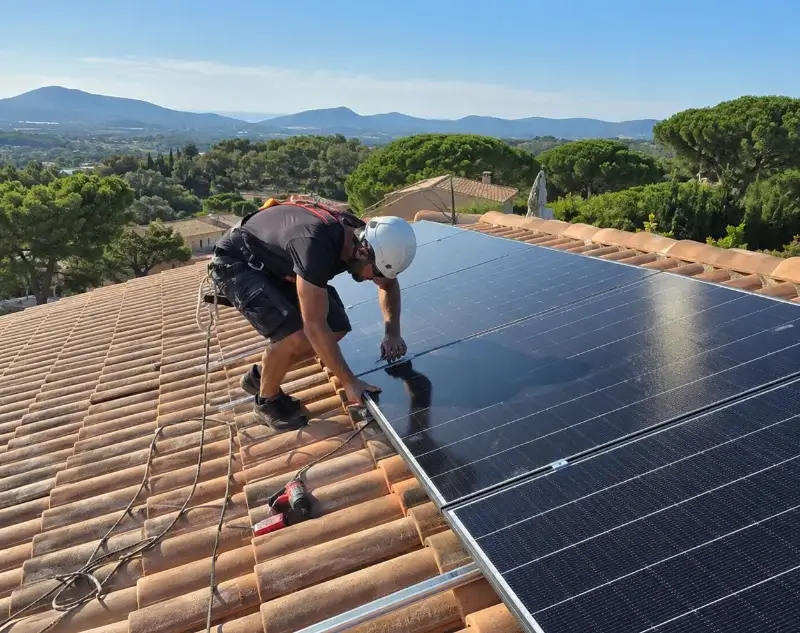 Installateur panneaux solaires Saint-Drézéry — pose photovoltaïque sur toiture