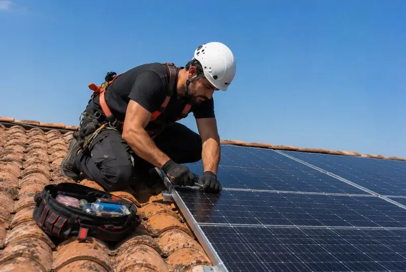 Maintenance et monitoring de panneaux solaires à Saint-Drézéry