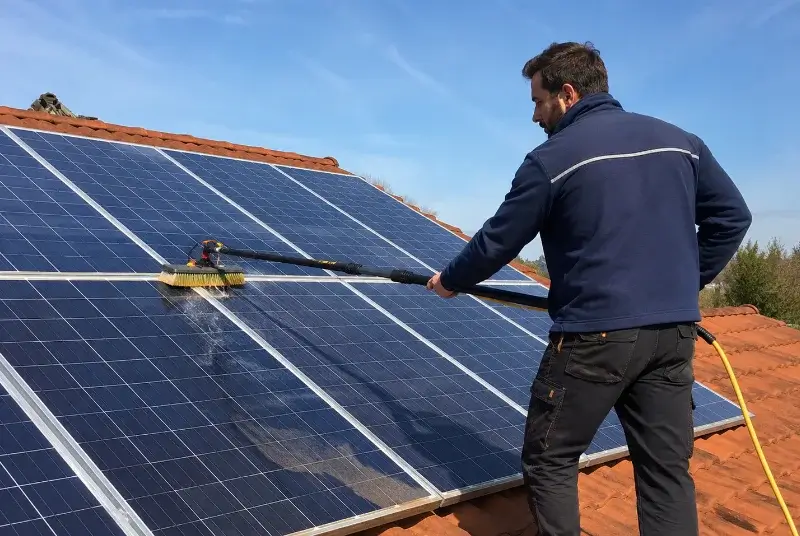 Nettoyage et entretien de panneaux solaires à Saint-Drézéry